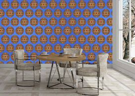 טפט Alphonse Mucha pattern 6