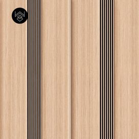 טפט דמוי פורניר אפקט סרגלים אלון טבעי