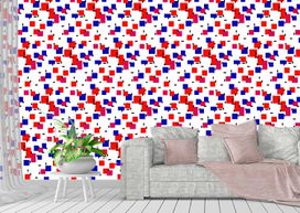 טפט Piet Mondrian Pattern 8
