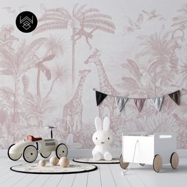 טפט גירף מגיק ורוד