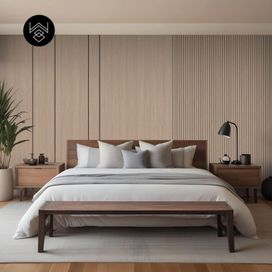 טפט דמוי פורניר עץ אפור מעושן