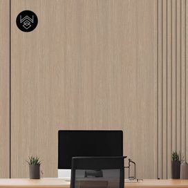 טפט דמוי פורניר עץ אפור מעושן