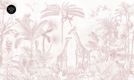 טפט גירף מגיק ורוד