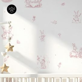 טפט ראביט אלגנט ורוד