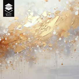 טפט אבסטרקט גולדן ספלאש