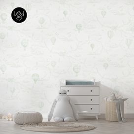 טפט מילאן פורח ירוק