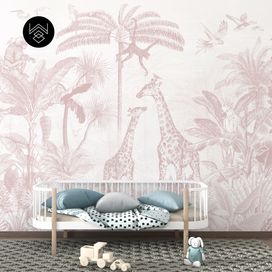 טפט גירף מגיק ורוד