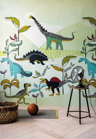 טפט סיפורי ילדים Dinosaur