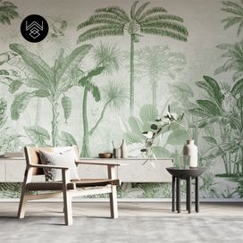 טפט גונגל וייב ירוק