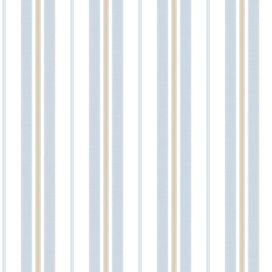 טפט פסים תכלת לבן מוקה