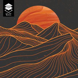 טפט מינימליסט מאונטיין כתום