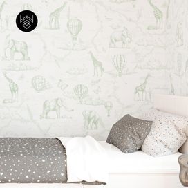 טפט מילאן פאטרן ירוק