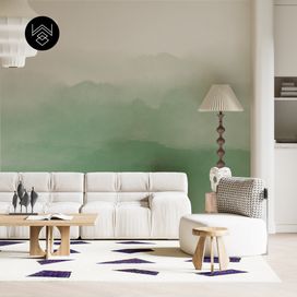 טפט סמוק וייב ירוק