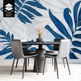 טפט אבסטרקט ליבס בלו