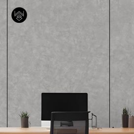 טפט דמוי פורניר בטון אפור