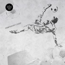 טפט צ’מפיון 3 שחור אפור