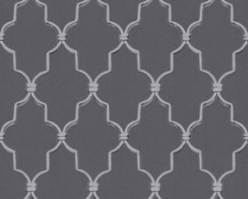 טפט מדליוני שרשראות תלת מימד אפור כהה