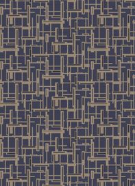COMPOSITION SMOKE-BLUE & GOLD
