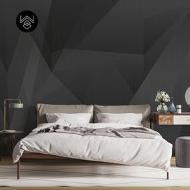 טפט גאומטרי פייד 3 שחור