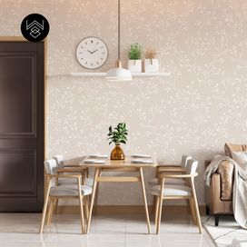 טפט ענפים קסומים בז'