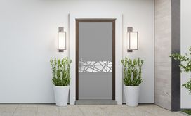 טפט לדלת 101-2 אפור בהיר