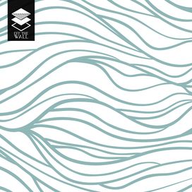 טפט ליין וויבס כחול דהוי