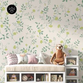 טפט רוז בייבי ליין ירוק