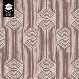 טפט מיד סנטורי מונוכרום גיאוטמרי בורדו