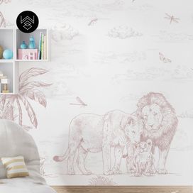 טפט מילאן אריות בורדו