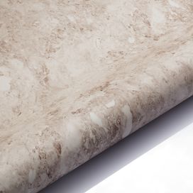 טפט מדבקה פרימיום דמוי שיש חום בז