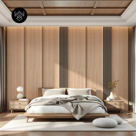 טפט דמוי פורניר אפקט סרגלים אלון טבעי