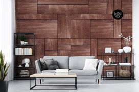 טפט דמוי עץ מרובעים 1