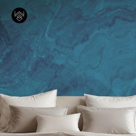 טפט מארבל נורד כחול