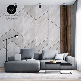 טפט מארבל ווד סטייל