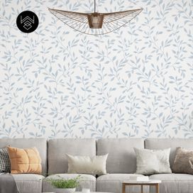 טפט ליבס פשתן כחול