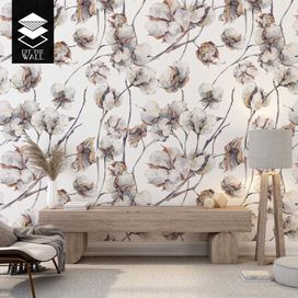 טפט וואטרקולור קוטון טוויגס