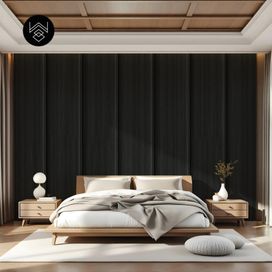 טפט דמוי פורניר אפקט פחם