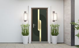 טפט לדלת 110-1 ירוק כהה