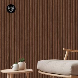 טפט ווד חום כהה מעוגל