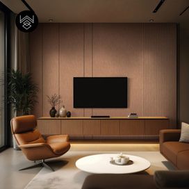 טפט דמוי פורניר מטאלי רוז גולד