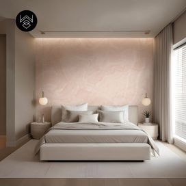 טפט מארבל נורד ורוד