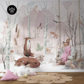 טפט פוקס קידס ורוד