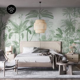 טפט גונגל וייב ירוק