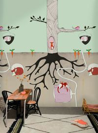 טפט סיפורי ילדים Tree House