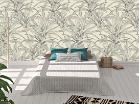 טפט Floral Outline