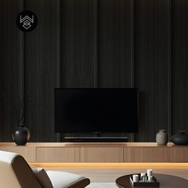 טפט דמוי פורניר אפקט פחם