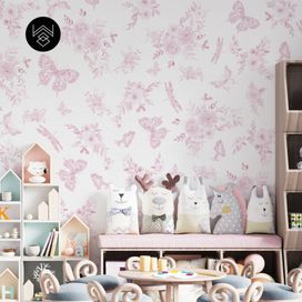 טפט באטרפליי נייס ורוד