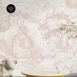 טפט מגיק בארד 4 ורוד